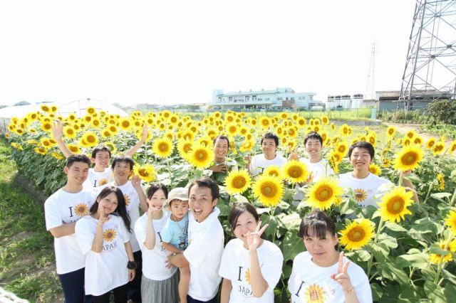 「福島ひまわり里親プロジェクト」の参加者の写真
